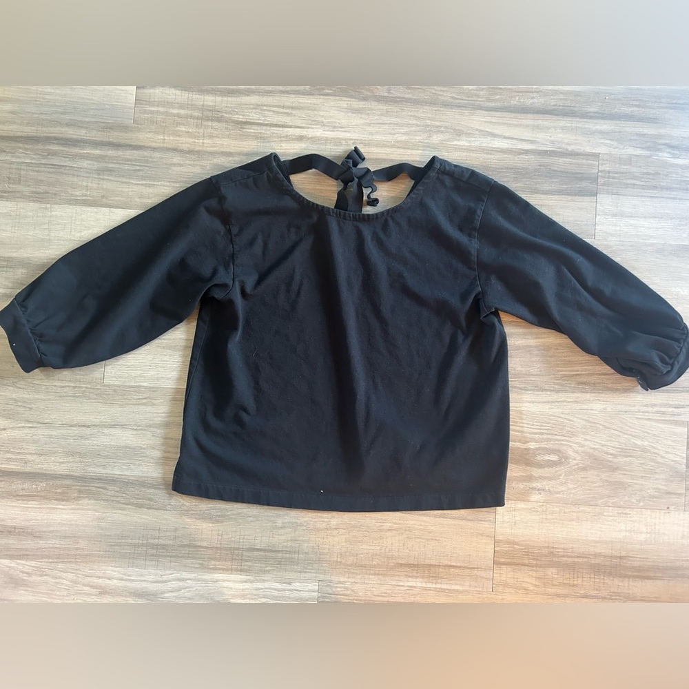 J Crew 3/4th Sleeve Cotton Blouse